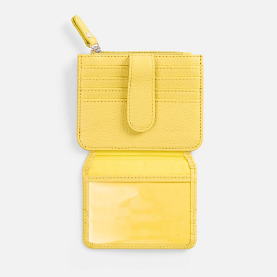 Картхолдер на молнии Unison, желтый