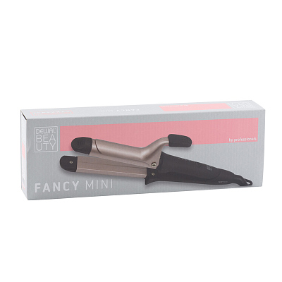 Щипцы-плойка 2-в-1 DEWAL BEAUTY Fancy Mini, черные