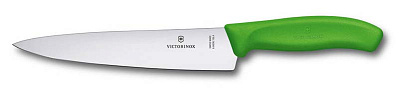 Нож разделочный VICTORINOX SwissClassic, 19 см, зелёный, в картонном блистере (Зеленый)