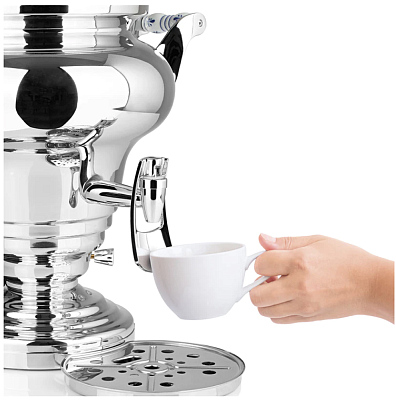 Самовар BEEM модель Royal, 15 литров, серебристый