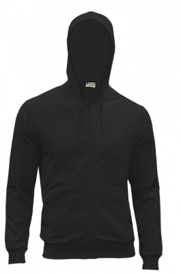 Толстовка на молнии с капюшоном REDFORT Forano 260 (Чёрный)