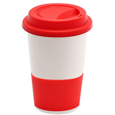 Кружка Magic To Go  (Белый/красный)