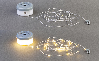 Фонарь-гирлянда "Twinkle"  (Серый с белым) Фонарь-гирлянда "Twinkle"  (Серый с белым)