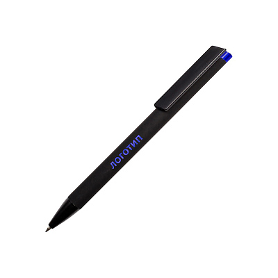Ручка металлическая шариковая Taper Metal soft-touch