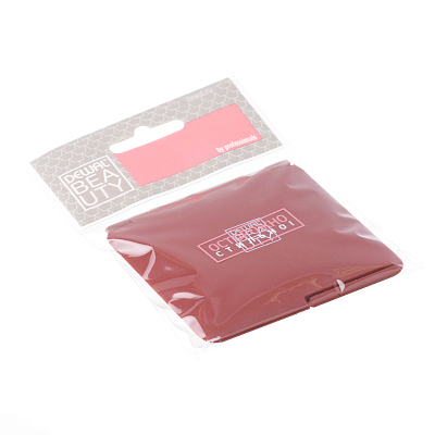 Зеркало Dewal Beauty серия "Прованс" карманное квадратное, цвет бордовый