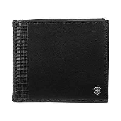 Портмоне VICTORINOX Altius Alox с защитой от сканирования RFID чёрное натуральная кожа 10x2x11 см