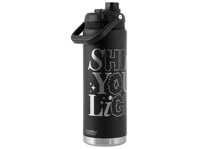 Вакуумный термос Canyon Jug, 1430 мл, с гравировкой (Черный)