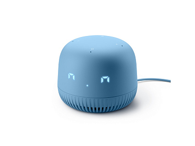 Умная колонка Капсула Нео с голосовым помощником Марусей (Синий)