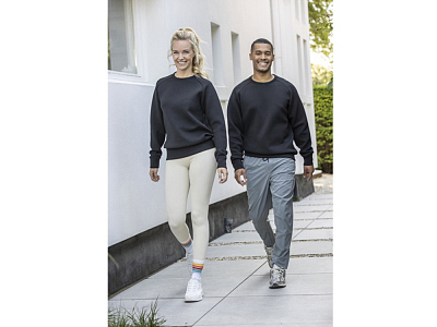 Спортивный свитер с круглым вырезом Yukon из интерлока, унисекс