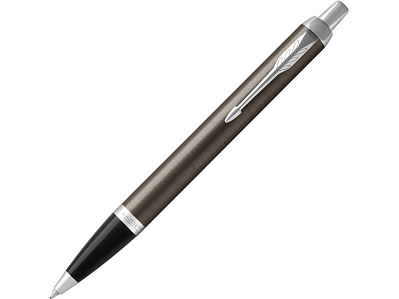 Ручка шариковая Parker IM Core Dark Espresso Lacque CT (Кофейный/серебристый)