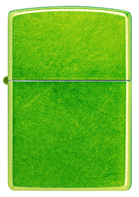 Зажигалка ZIPPO Classic с покрытием Lurid™, латунь/сталь, зеленая, глянцевая, 38x13x57 мм