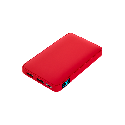 Внешний аккумулятор с подсветкой Ancor 5000 mAh  (Красный)