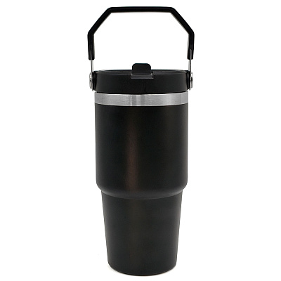 Термокружка Arcade, чёрная (Чёрный)