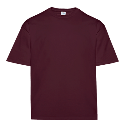 Футболка унисекс оверсайз STAN хлопок 240, 56 (Бордовый)