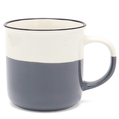 Кружка Wooster  (Бело-серая)