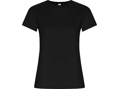 Футболка из органического хлопка Golden Woman женская (Чёрный)