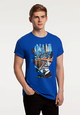 Футболка Moscow Boy, ярко-синяя (Синий)