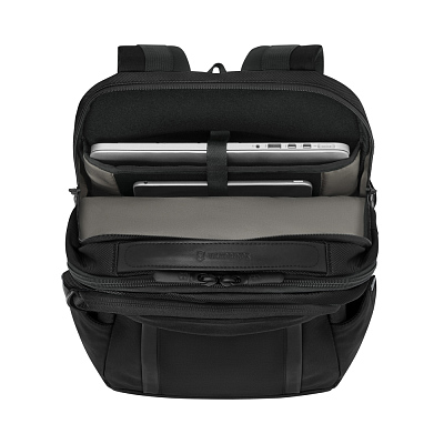 Рюкзак VICTORINOX Altmont Professional Deluxe Travel Laptop 15'', чёрный, полиэфирная ткань, 30x26x46 см, 25 л