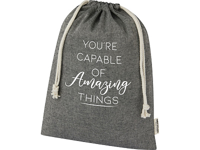 Большая подарочная сумка Pheebs из переработанного хлопка 4 л