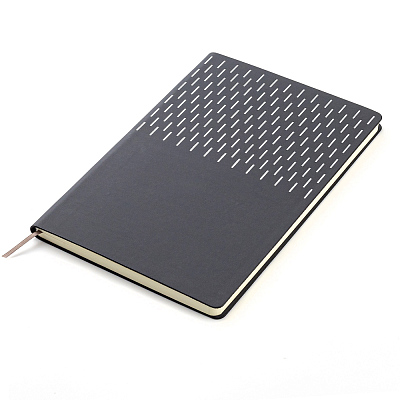 Ежедневник A5 недатированный Esmeralda в мягком переплёте  с серебристым (Серый)