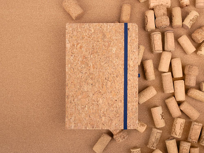 Блокнот Corkfolio, синий