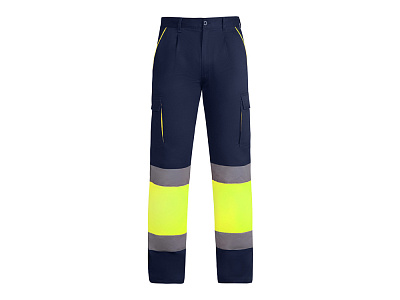 Брюки Enix мужские (Синий нэйви/неоновый желтый)