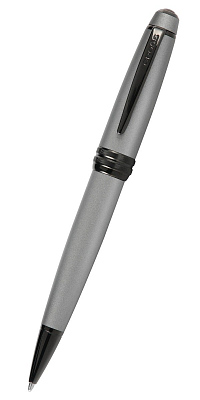 Шариковая ручка Cross Bailey Matte Grey Lacquer. Цвет - серый.