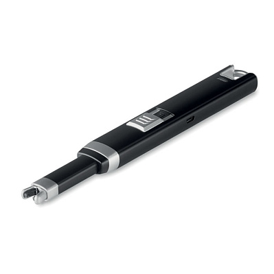 Большая USB зажигалка (Черный)