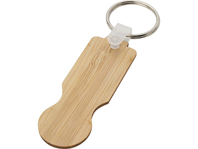 Брелок для ключей из бамбука Ronan (Натуральный) Брелок для ключей из бамбука Ronan (Натуральный)
