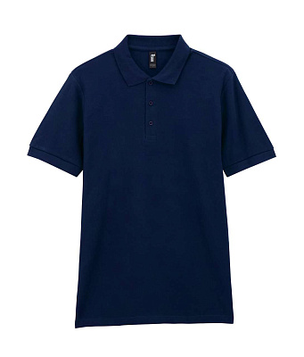 Футболка поло PREMIUM COTTON ADULT DOUBLE PIQUE, ЧЕРНЫЙ M (Морской синий)
