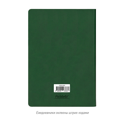 Ежедневник Латте (Latte NEW) недатированный, зеленый/лимонный