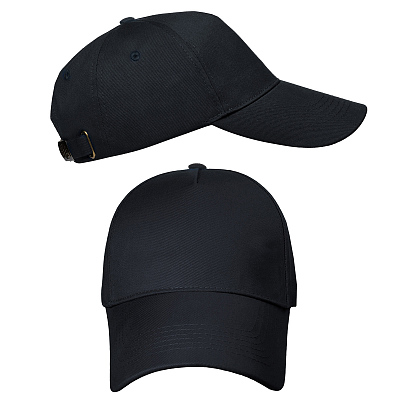 Бейсболки LEADER 100/2 (Чёрный)