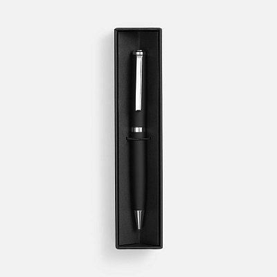 Ручка шариковая Inkish Chrome в футляре, черная