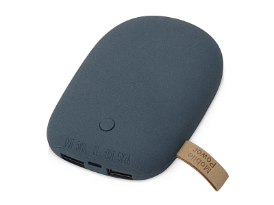 Внешний аккумулятор в форме камня Stone, 7800 mAh (Тёмно-серый)