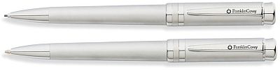 Набор FranklinCovey Freemont: шариковая ручка и карандаш 0.9мм. Цвет - хромовый матовый. (Серебристый)