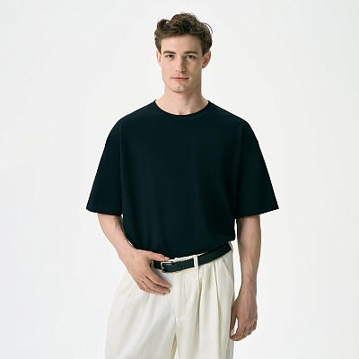 Футболка унисекс премиум Аура (Aura), черный (Чёрный)