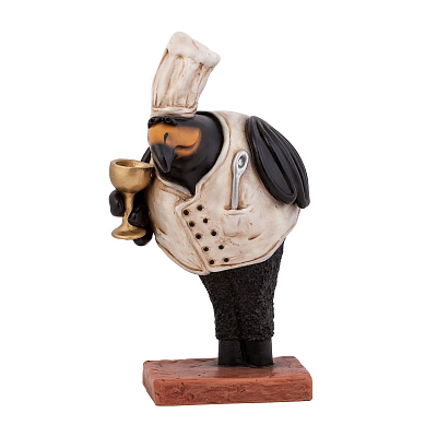 Статуэтка Rabenart "Повар" (Черный с белым) Статуэтка Rabenart "Повар" (Черный с белым)