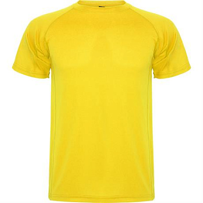 Спортивная футболка MONTECARLO мужская, ЖЕЛТЫЙ S (Желтый)