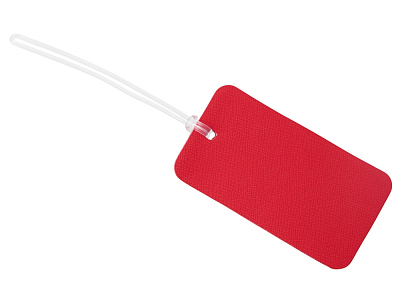 Багажная бирка Favor на силиконовой петле (Красный)