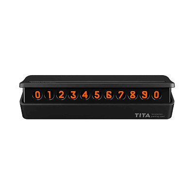 Автовизитка bcase TITA Temporary Parking Card, черный (Чёрный)