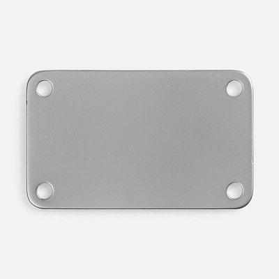 Шильдик металлический Furo  (Серебристый)