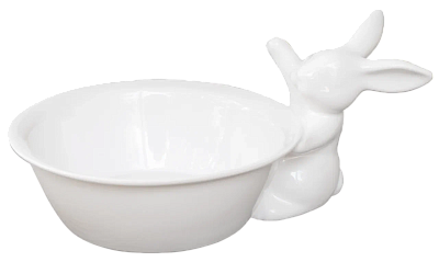 Мисочка с кроликом, 500 мл, Белый (Белый)