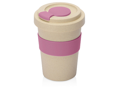 Стакан из пшеничного волокна Flava (Бежевый/пыльно-розовый)