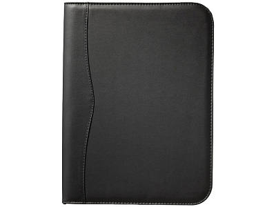 Папка А4 Ebony на молнии (Чёрный)