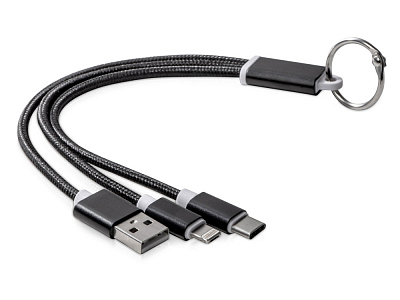 Кабель для зарядки 3-в-1 Tres (Чёрный) Кабель для зарядки 3-в-1 Tres (Чёрный)