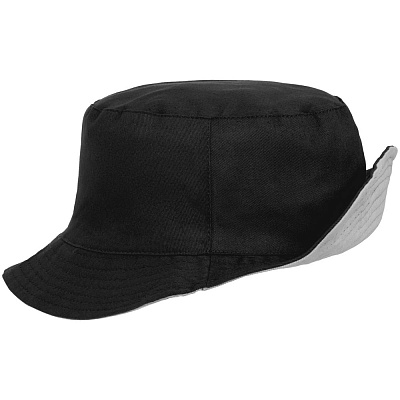 Панама Summer двусторонняя, синяя с серым (Серый)