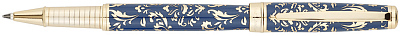 Ручка - роллер Pierre Cardin RENAISSANCE. Цвет - синий и золотистый. Упаковка В-2. (Синий)