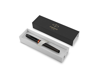 Ручка перьевая Parker IM Vibrant Rings Flame Orange