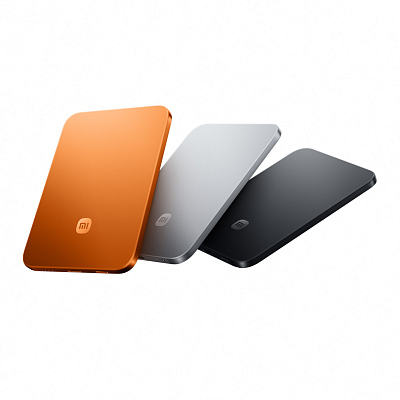 Беспроводной магнитный ПЗУ Xiaomi UltraThin Magnetic Power Bank 5000 15W, оранжевый
