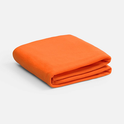 Флисовый плед Warm&Peace  (Оранжевый)